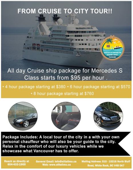 Vancouver Cruise Ship Transfer transportation 
