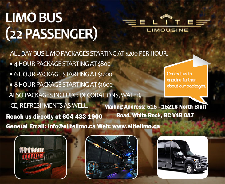 Elite Limo Wedding Packages 